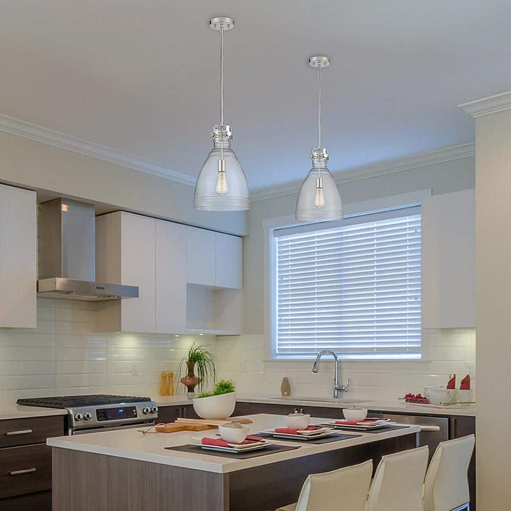 Beechmont 1 -Light Polished Nickel Pendant price history on PriceWatchPro