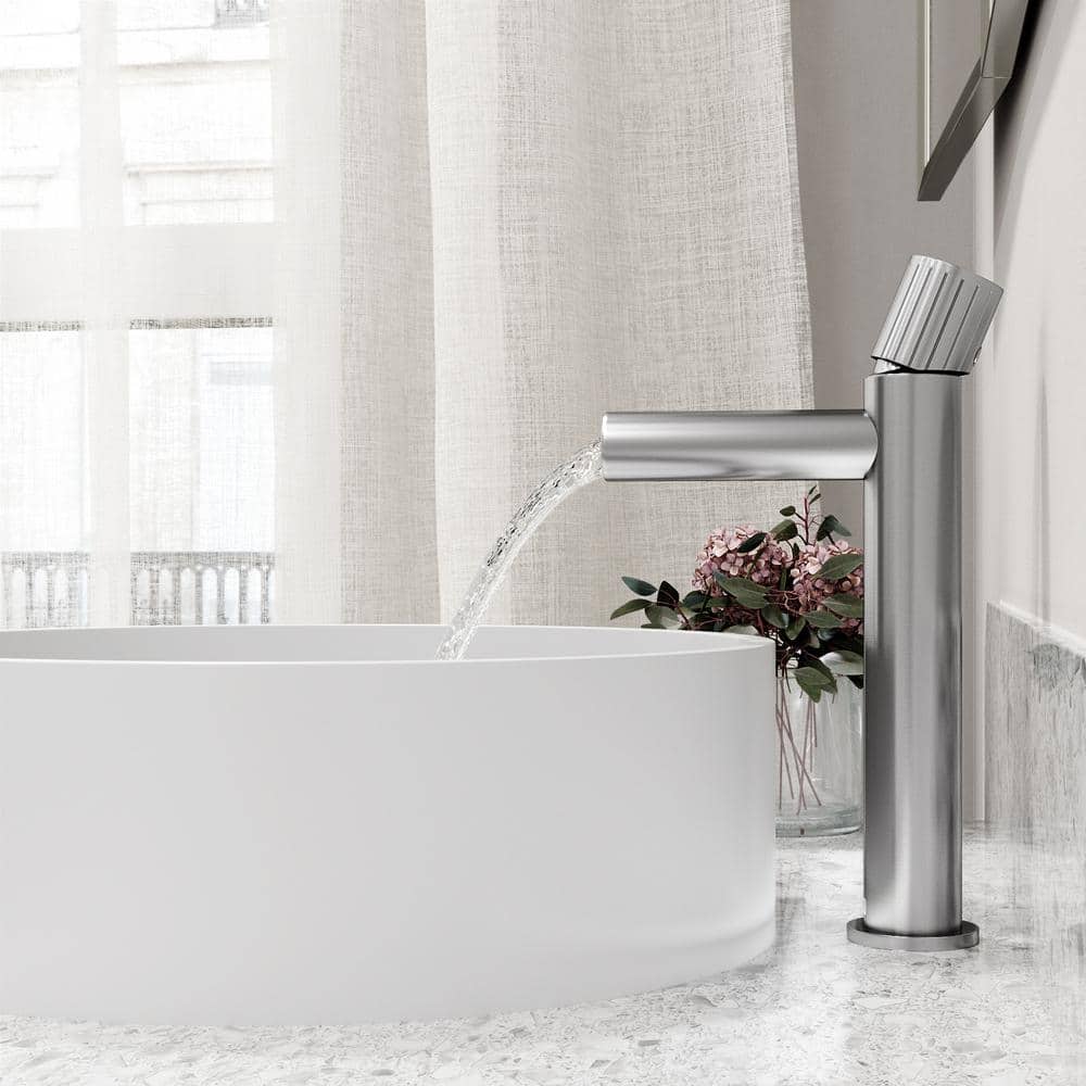 Ashford Brushed Nickel Single-Handle Vessel Bathroom Faucet