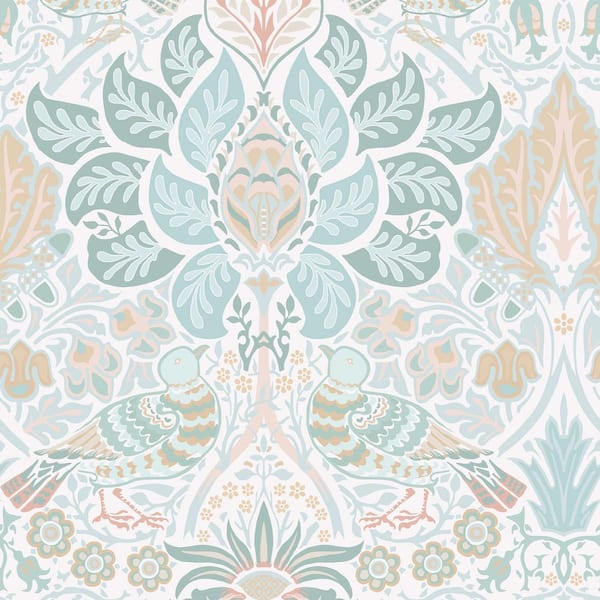 Graham & Brown William Morris at Home Dove and Rose Haze Wallpaper