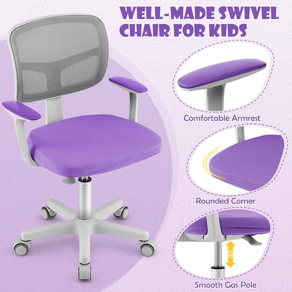 Purple discount kids chair