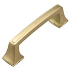 3 in. Satin Gold Deco Base Cabinet Drawer Center-to-Center Pulls (10-Pack)