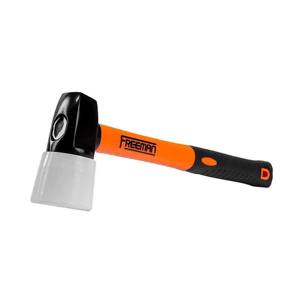 Replacement No Mar Fiberglass Flooring Mallet with Rubber Head and Padded G