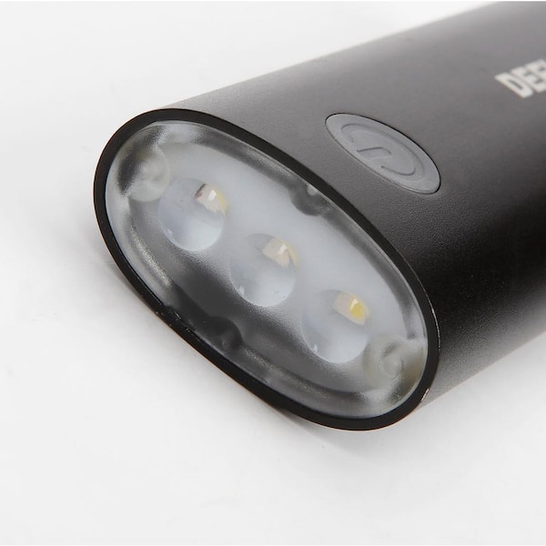 Defiant Rechargeable LED Flashlight and Power Bank in Black (2-Pack) 90104  - The Home Depot