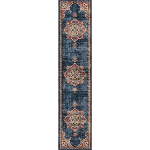 Utopia Helios Dark Blue 2' 7 x 12' 0 Area Rug