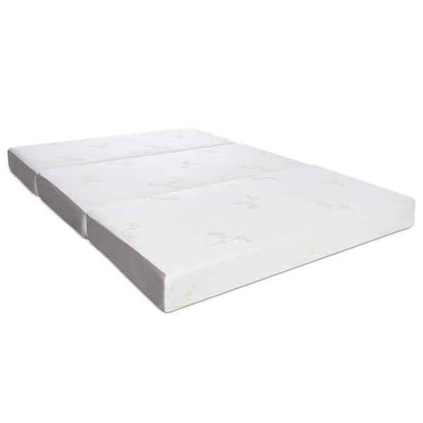 queen tri fold memory foam mattress