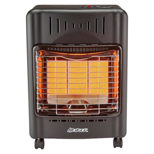 18000 BTU Portable Outdoor Propane Cabinet Heater-Radiant Gas Heater with Tip-Over and ODS Safety Shut-Off