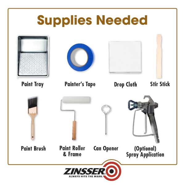 Zinsser - Cover Stain 1 Gallon White Low VOC Classic Oil Based Interior/Exterior Primer and Sealer (2-Pack)