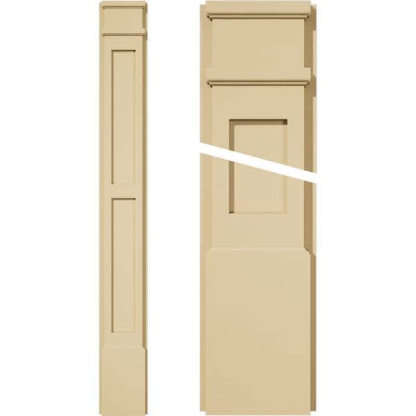 Ekena Millwork 2 in. D x 7 in. W x 60 in. L Primed Polyurethane Pilaster 1-Pack