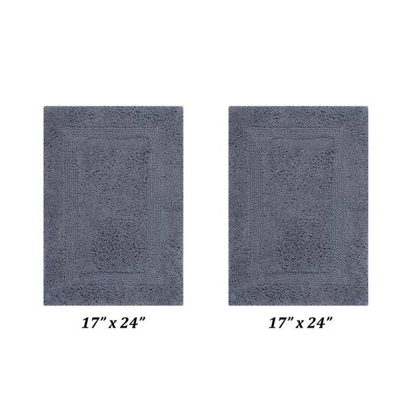 Better Trends Lux Collection Gray 17 in. x 24 in. and 17 in. x 24 in ...