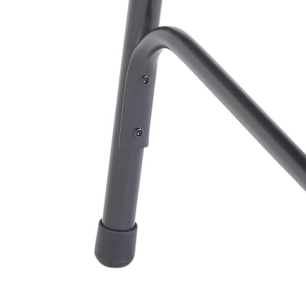 National Public Seating Blue Vinyl Padded Seat Stackable