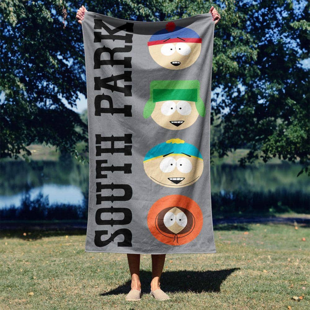 South Park Core Four Friends Microfiber Beach Towel 30×60 inches South Park Core Four Friends Microfiber Beach Towel 30×60 inches