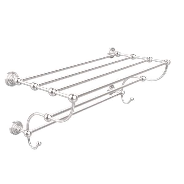 Dottingham Collection 6 Screw-In Towel Rack in Satin Chrome