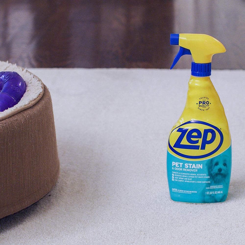 Zep 32 oz Clear Pet Stain and Odor Remover Spray