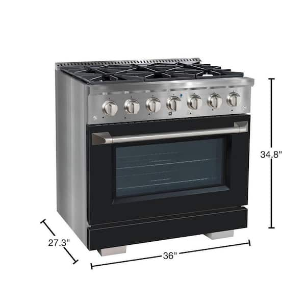 https://images.thdstatic.com/productImages/d7e3cf4e-7cf4-4a1c-a7b6-8e406f703d7b/svn/stainless-steel-and-black-ancona-single-oven-gas-ranges-an-2236ssbk-40_600.jpg