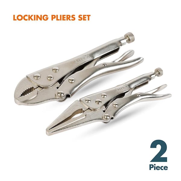 Anvil 2-Piece Locking Pliers 91609 - The Home Depot