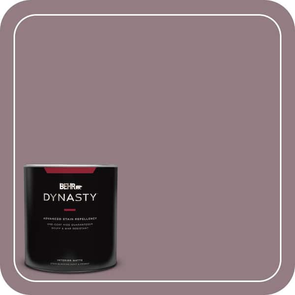 BEHR DYNASTY 1 qt. #100F-5 Gypsy Magic Matte Interior Stain-Blocking Paint and Primer