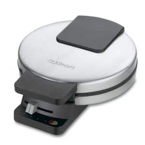 Classic 1000 W Single Stainless Steel Round American Waffle Maker