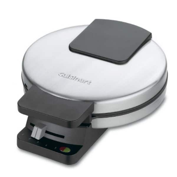Cuisinart Classic 1000 W Single Stainless Steel Round American Waffle Maker  WMR-CAP2 - The Home Depot