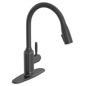 Invee Single-Handle Pull-Down Sprayer Kitchen Faucet with Optional Deck Plate in Oil Rubbed Bronze