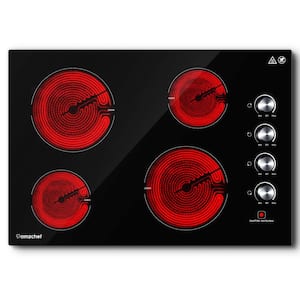 Kenyon Arctic 21 in. Radiant Electric Cooktop in Black with 2-Elements  208-Volt B41694 - The Home Depot