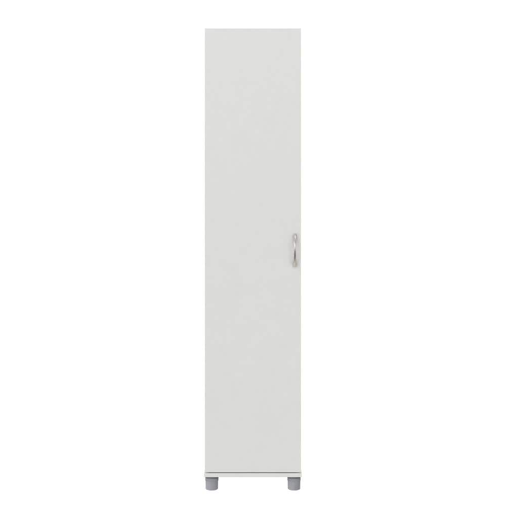 SystemBuild Evolution Lonn 15.67 in. x 74.29 in. x 15.39 in. 5 Shelves Freestanding Utility Cabinet in White