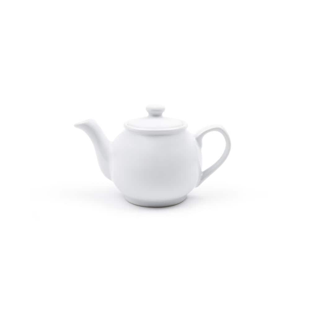 Fox Run White Earthenware Teapot, Ceramic, 10 Cups 39863 - The