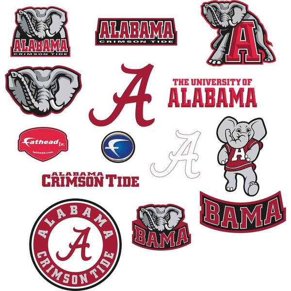 Fathead Alabama Logo Sheet Wall Decal