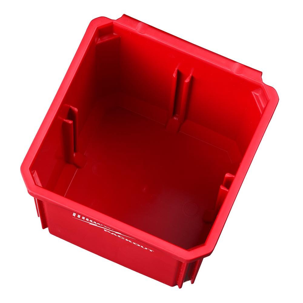Milwaukee Red Impact Resistant Small Parts Bin Set