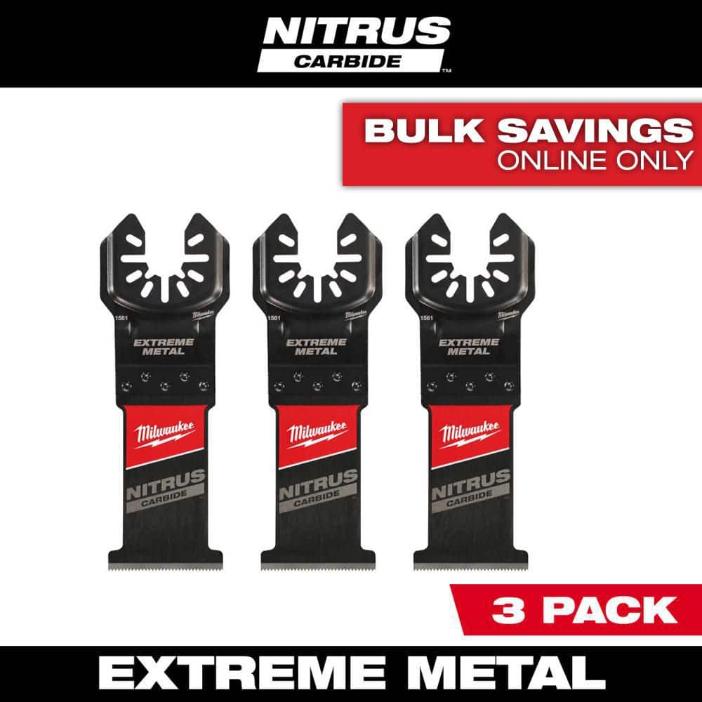 1-3/8 in. Nitrus Carbide Universal Fit Extreme Metal Cutting Oscillating Multi-Tool Blade (3-Pack) price history on PriceWatchPro