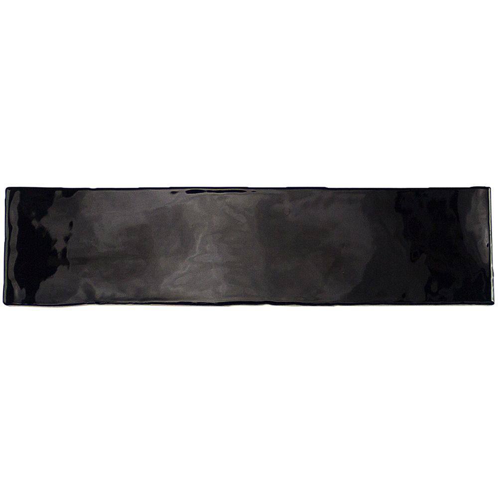 Catalina Black 3 in. x .31 in. Ceramic Wall Tile Sample price history on PriceWatchPro