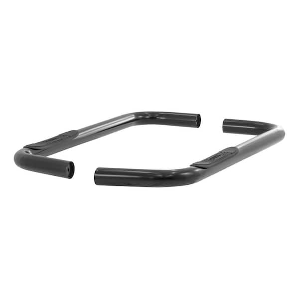 Aries 3-Inch Round Black Steel Nerf Bars, No-Drill, Select Ford Ranger