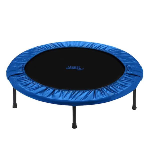 Upper Bounce Machrus Upper Bounce 40 in. Mini Rebounder Trampoline with Durable Jumping Mat, Dual Foldable Workout Trampoline