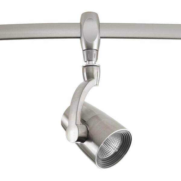 Progress Lighting LED Flex Track Collection Brushed Nickel Integrated LED Track Lighting Head