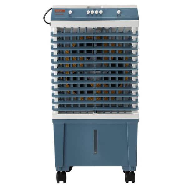 1400 CFM 550 sq. ft. Portable Evaporative Cooler Oscillating Swamp Cooler with Adjustable 3 Speeds