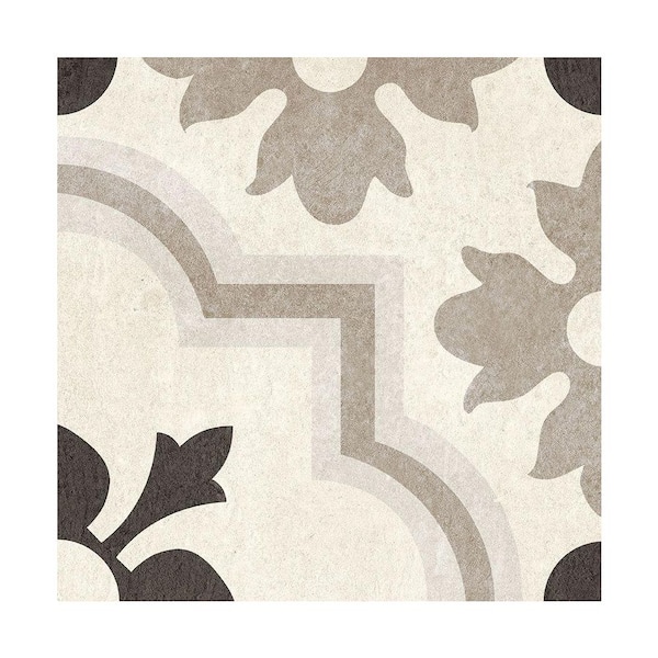 Deco Artisan Warm Matte 8 in. x 8 in. Encaustic Look Porcelain Floor and Wall Tile (12.92 sq. ft./Case)