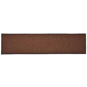 Custom Size Stair Treads Solid Brown Color 8.5" x 26" Indoor Carpet Stair Tread Cover Slip Resistant Backing Set of 13