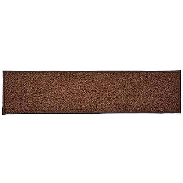 RugStylesOnline Solid Brown Color 10.5 in. x 36" Indoor Carpet Stair Tread Cover Slip Resistant Backing Set of 3