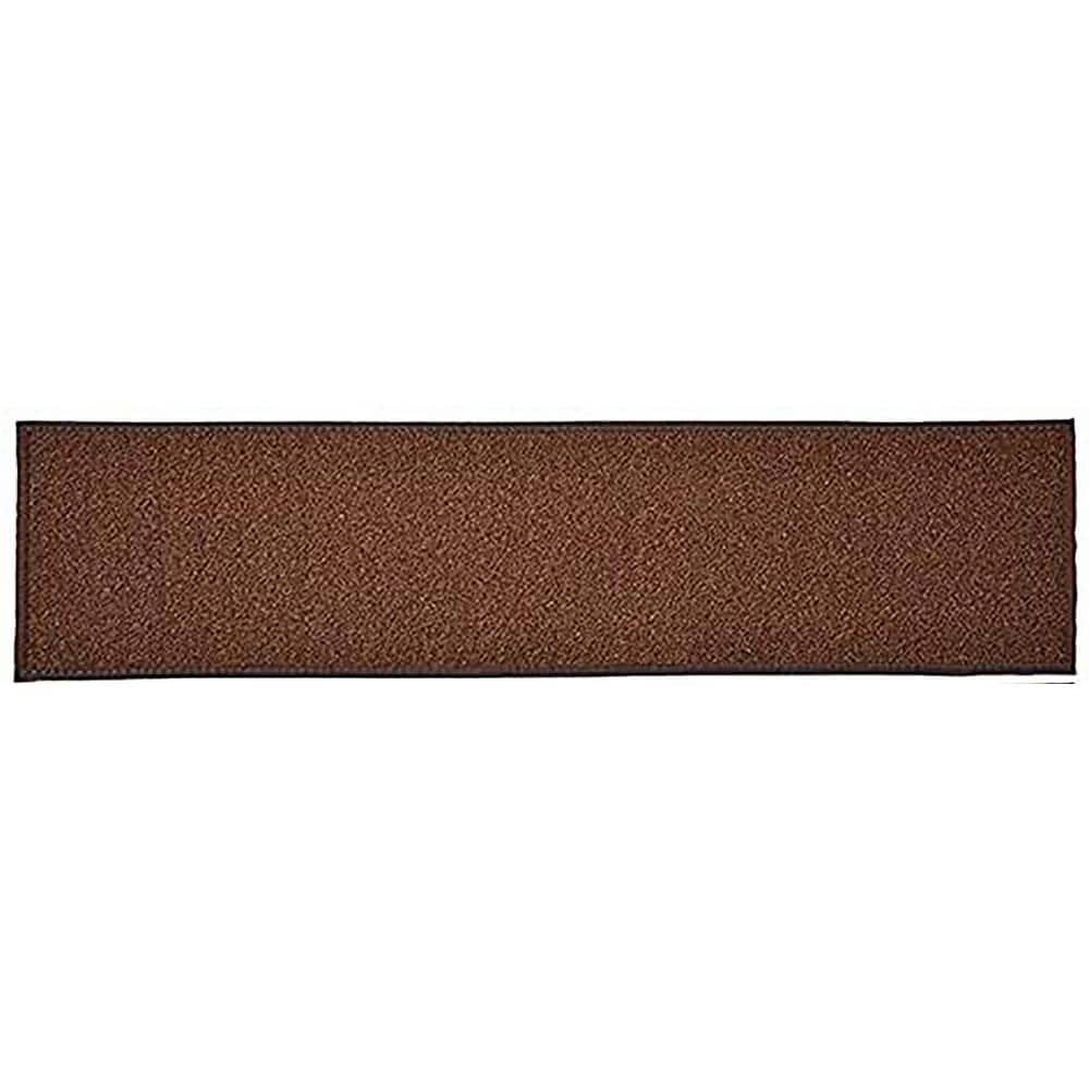 Custom Size Stair Treads Solid Brown 10 in. x 36 in. Indoor Carpet Stair Tread Cover Slip Resistant Backing (Set of 7) price history on PriceWatchPro