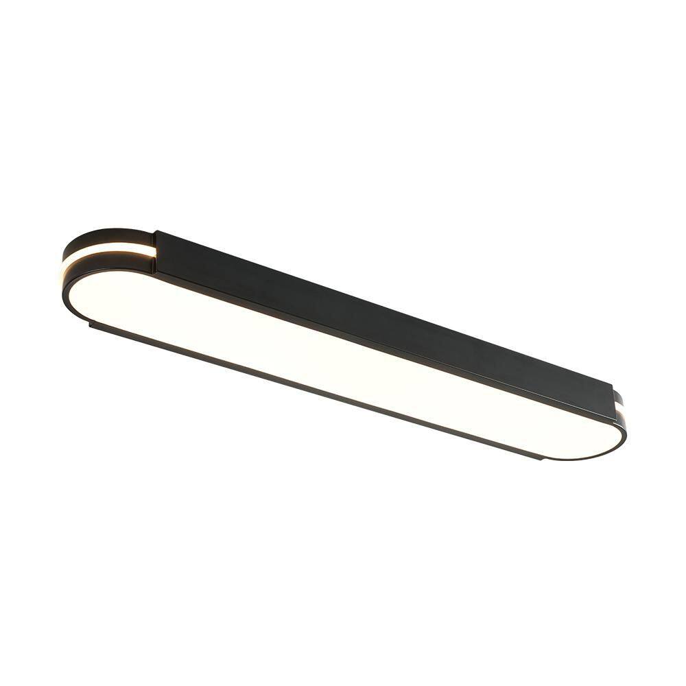 Lumin 47.2 in.W Matte Black Integrated LED Flush Mount Long Rectangular Ceiling Light Main Lighting for Kitchen Bathroom price history on PriceWatchPro