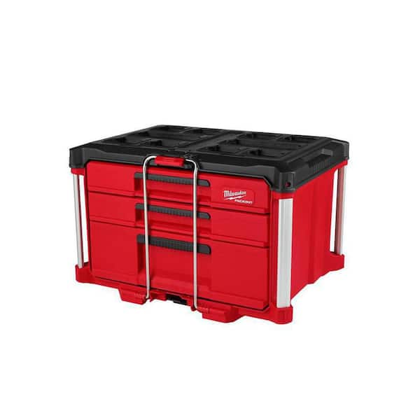 PACKOUT 22 in. Modular 3-Drawer Multi Drawer Tool Box with Metal Reinforced Corners and 50 lbs. Capacity