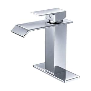 Single Hole Single-Handle Bathroom Faucet in Chrome