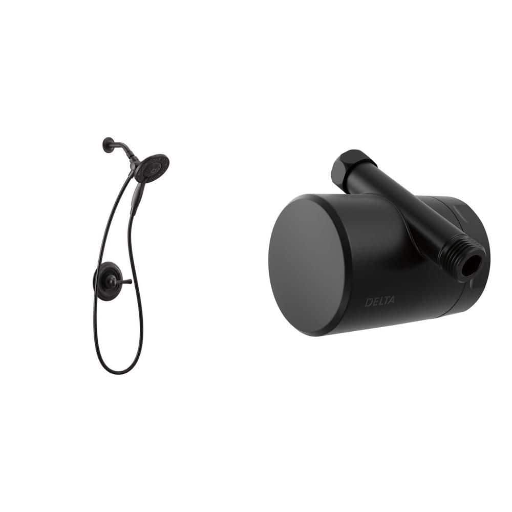 Delta In2ition 2-in-1 Shower Faucet (1.75 GPM) and Clarifi Standard ...