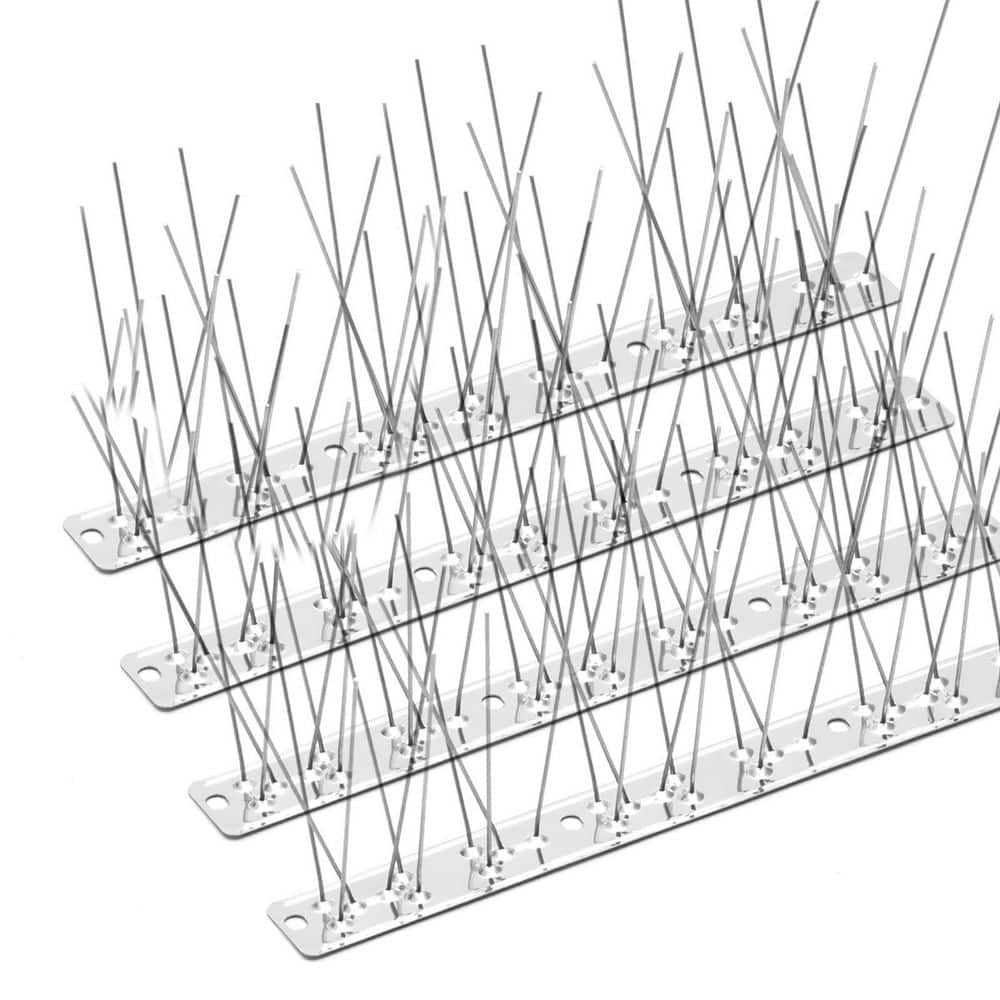 10 ft. Stainless Steel Bird Spikes Outdoor Fence Squirrel Guard Roof Balcony 12 Pack price history on PriceWatchPro