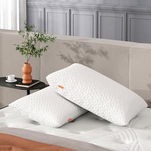 Hypoallergenic Cooling Gel Memory Foam King Pillow With Removable Cover