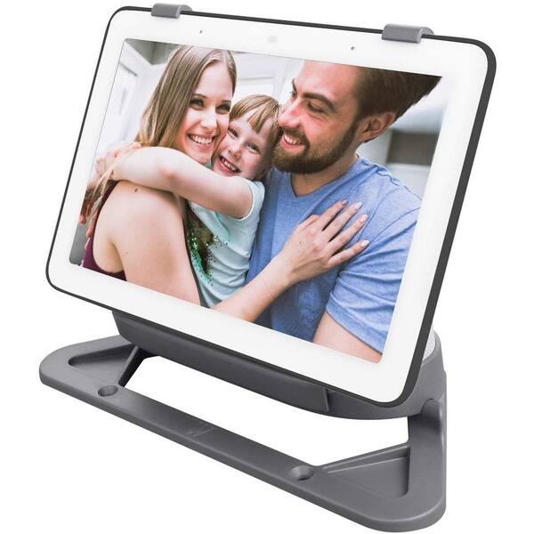 Wasserstein Grey Stand and Angle Mount Compatible with Google Nest Home Hub