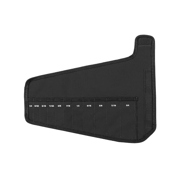TEKTON 1/4-3/4 in. 11-Tool Combination Wrench Pouch