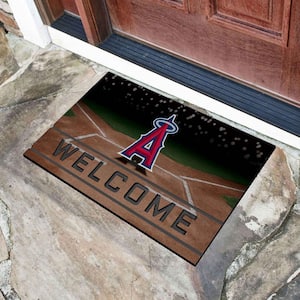 MLB - Los Angeles Angels 18 in. x 30 in. Rubber Door Mat