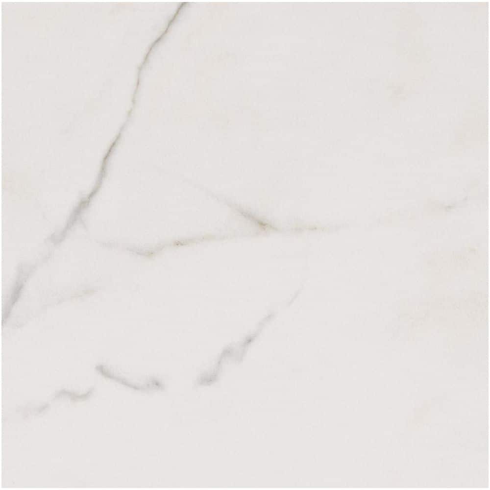 Calacatta Lucca 24" x 24" Polished Porcelain Marble Look Tile