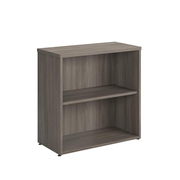 Unbranded Affirm 29.528 in. Wide Hudson Elm 2-Shelf Standard Bookcase