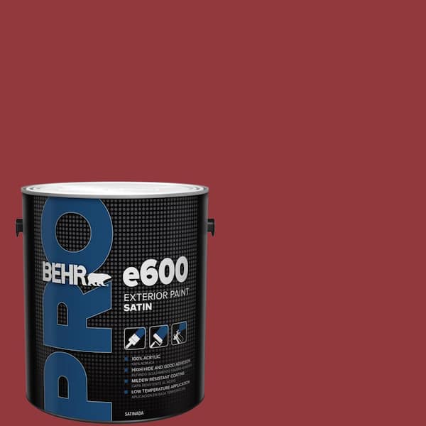 BEHR PRO 1 gal. #ECC-32-3 Cherry Tree Satin Exterior Paint